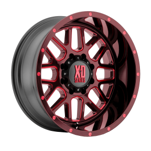 XD SERIES® - XD820 GRENADE Satin Black Milled with Red Clear Coat